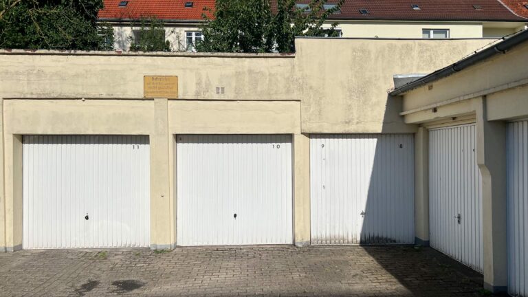Garagenhof in der Mühlenstraße in Wilhelmshaven