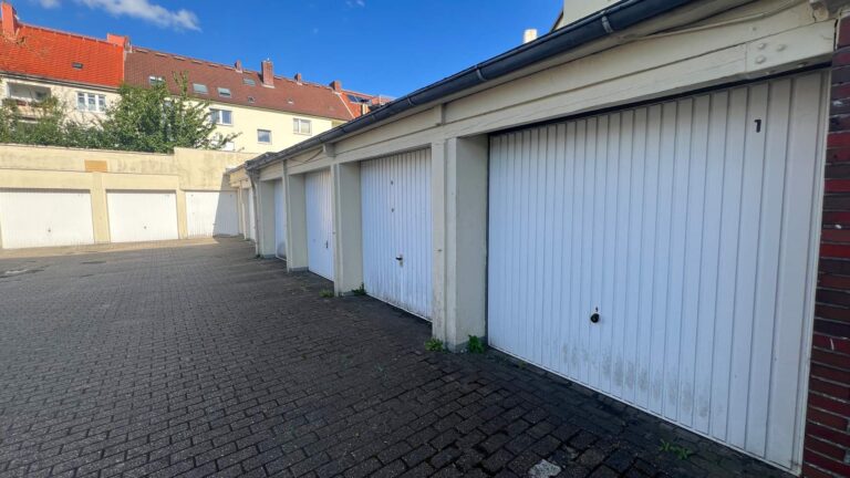 Garagenhof in der Mühlenstraße in Wilhelmshaven