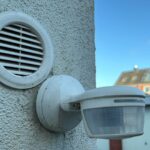 Garagenhof mit Außenbeleuchtung